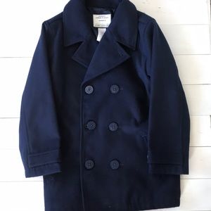 Brand New Janie & Jack Navy Wool Jacket -Size 5/6